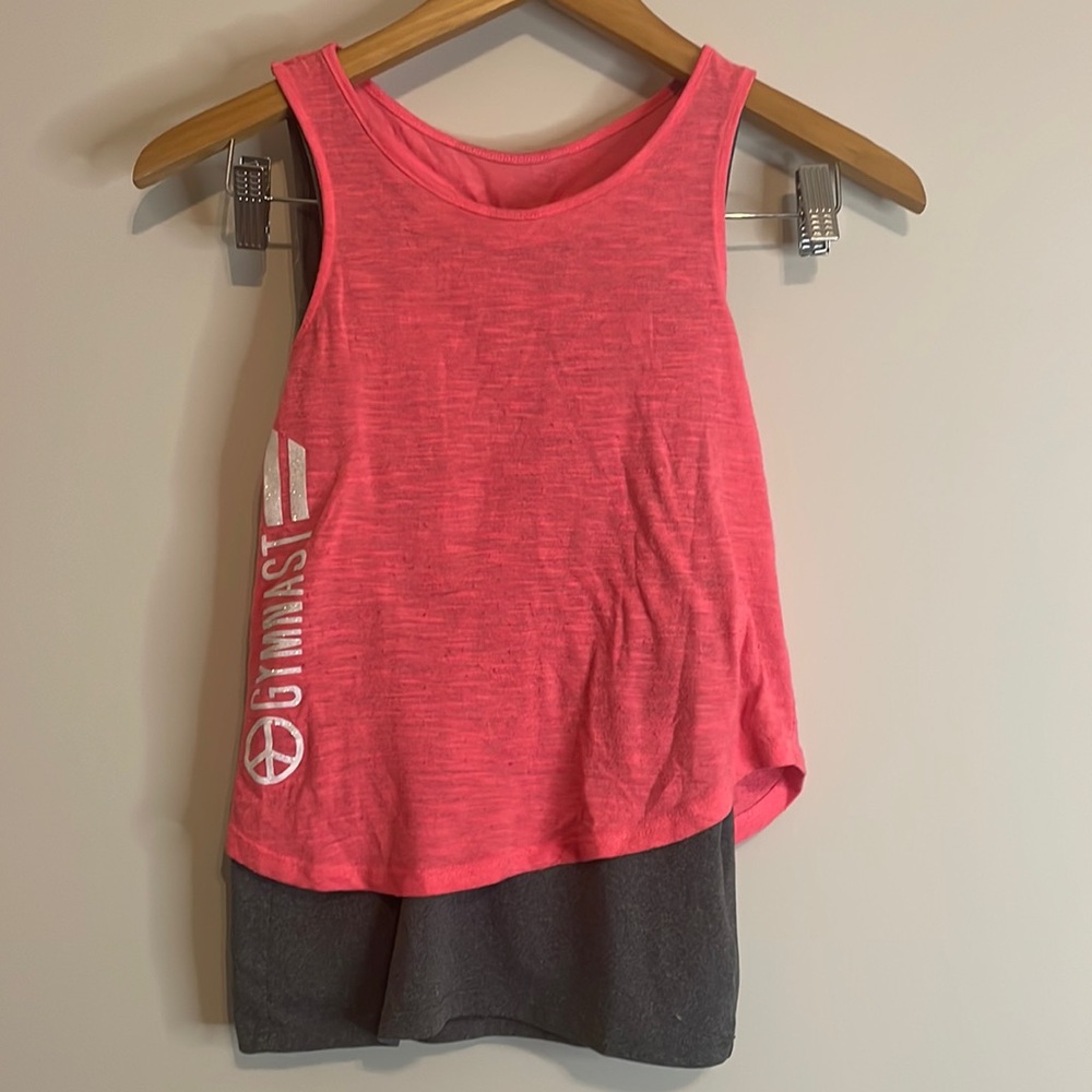 SO Gymnast Layered Tank top Sz 10